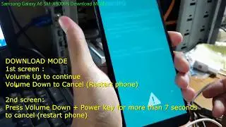 Samsung Galaxy A6 SM-A600FN Download Mode