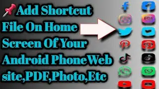 add file shortcut to home screen android/how to create shortcut file in android