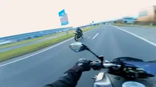 MT-07 POV Drive & Tuned BMW Drifting | Full Titanium Akrapovic [4K]