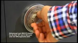 Mechanisches Zahlenschloss für Tresore und Waffenschränke La Gard 3330