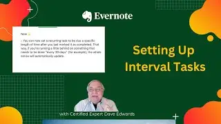 Setting Up Interval Tasks In Evernote