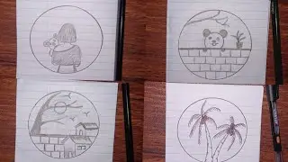 Easy Drawing Ideas  | Simple Pencil Art for Beginners