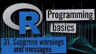 R programming - Suppress warnings and messages