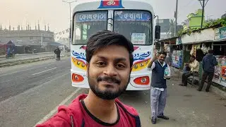 Saraswati পুজোর দিন Bus Journey | Overtake & Close Cut | পূজার দিন লাখ টাকার Shopping 😋