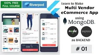 Flutter Node Js Express MongoDB - Multi Vendor App with Admin Web Panel | Stripe Payment Integration