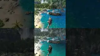 Black Flag Water Graphics Mod Before & After UPDATE