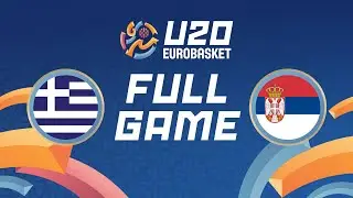 Group Phase | Greece v Serbia | Full Basketball Game | FIBA U20 EuroBasket 2024