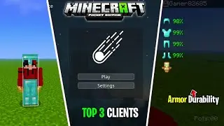 Top 3 Best Lag Free Client For Minecraft Pocket Edition | MCPE Clients 1.20