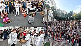 f&ecirc;te yennayer a Alger,la grande poste
