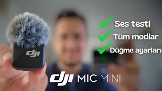 DJI Mic Mini Alınır mı? Tüm Ayarları ve Ses Testi