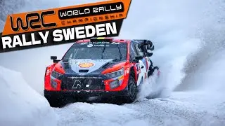 Rally Sweden 2025 WRC highlights ❄️ Raw Engine Sound, Speed & Snow Drifts 🇸🇪
