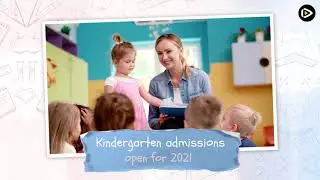 Kindergarten Admissions Open Slideshow Presentation Ads Video | Vidmah
