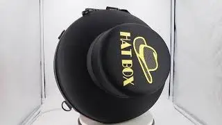 Custom EVA Travel Hat Case Box Holder for Fedora, Straw, Panama, Boater & Baseball Hats
