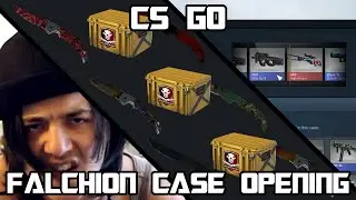CS GO FALCHION CASE OPENING (New Knife + Gun Skins)!!! EZ SKINS EZ LIFE!!!