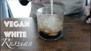 ASMR Recipe: Vegan White Russian Cocktail Recipe (The Big Lebowski Cocktail)
