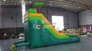 Coconut Tree Inflatable Water Slide