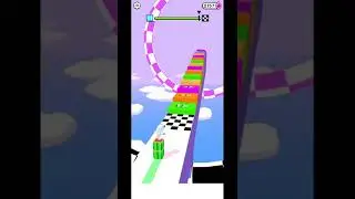 CUBE SURFER 3D ( Android İOS GAMEPLAY WALKTHROUGH )  #shorts