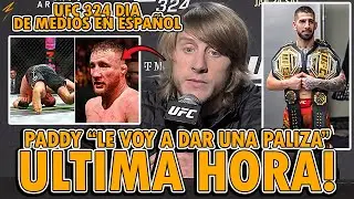 ⚠️ PADDY PIMBLETT SE BURLA DE TOPURIA ANTES DE UFC 324 