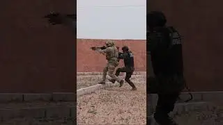 Special forces target an enemy hideout building #shorts #military