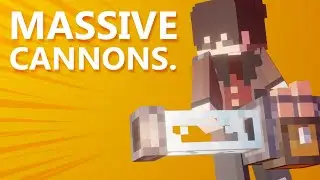 Minecraft, but I added CANNONS (and a little bit more)
