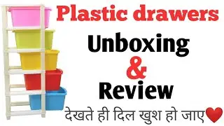 Multipurpose Home & Kitchen Organizer | Large Plastic drawers Organizer Review OR unboxing.