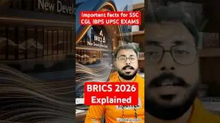 BRICS Explained in 60 Seconds | Exam + Knowledge #currentaffairs #BRICS #upsc #dailycurrentaffairs