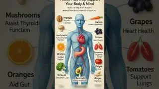 Walnuts for Brain, Carrots for Eyes & More &ndash; Food as Medicine#health #wellness #shorts