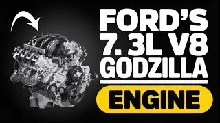 Двигатель Ford V8 GODZILLA объемом 7,3 л НЕВЕРОЯТНО мощный!