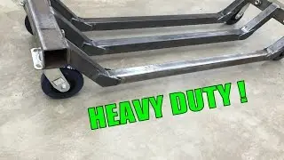 Metalwork Monday - Heavy Machine Dolly Fabrication