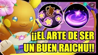 EL ARTE DE SER UN BUEN RAICHU🥵MEJORES OBJETOS Y MEDALLAS⭐BUILD RAICHU POKEMON UNITE