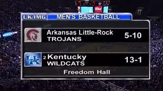 #2 Kentucky vs Arkansas Little-Rock Basketball Highlights (1/3/2012)