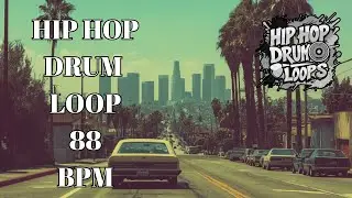 88 BPM Hip Hop Drum Track &ndash; Smooth Old-School Swing