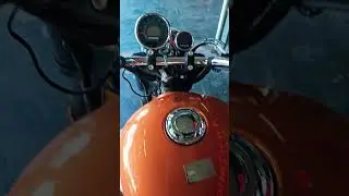 Meteor 350 sundowner orange colour