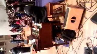 Bishop Frank Anthone White on organ