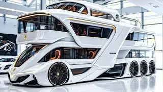 2026 Ultra Luxury White Motorhome Review | Most Beautiful High-Tech RV in the USA | IB Auto Drive