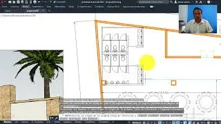Plano Salon y Jardin de Eventos Cocina Ba&ntilde;os y Bodega Terreno 50x35