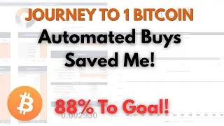 Missed 3 Weeks&hellip; But My Bitcoin Auto-Buys Kept Going | Now 88% to 0.1 BTC