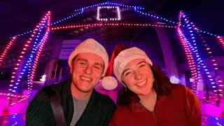 Christmas Light Show at the Texas Motor Speedway! Happy Holidays!