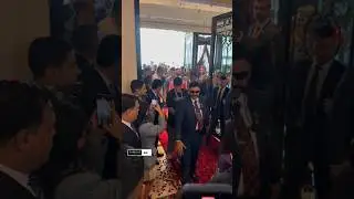 From hotel doors to stadium lights 🐐  Messi in Delhi ❤️&zwj;🔥#Messi #LeoMessi #GOAT #MessiInDelhi