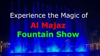 Experience the Magic of AlMajaz Waterfront Fountain Show! #almajazwaterfront #sharjah #waterfountain