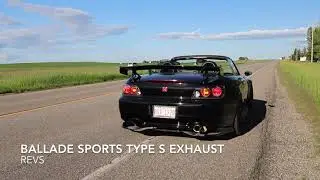 Project S2000: Ballade Sports Type S Exhaust Sound
