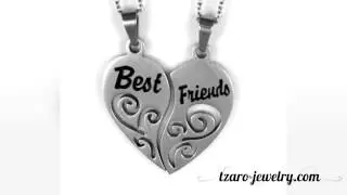 Heart Necklace Set (2pcs) - Friend Necklaces 