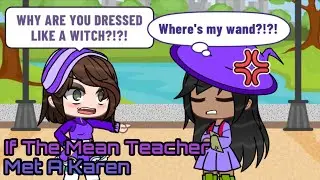 If The Mean Teacher Met a Karen || If I Met a Karen || Mean Teacher & Nice Teacher ||