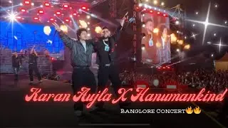 KARAN AUJLA x HANUMANKIND IN BANGALORE CONCERT! #bigdawgs #karanaujla #hanumankind