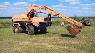 1985 Drott 40BYR Cruz-air rubber tire excavator for sale | sold at auction August 14, 2014