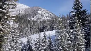 Winter Mountain Landscape Free Stock Footage