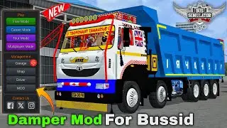 How To Add Bussid Tata Dumper mod For Bussid Bus Simulator Indonesia | BG TATA 4825 Tipper