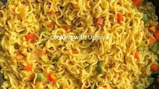 Veg Atta Noodles Maggie 🍝 | Atta Noodles Maggie❤️ | Vegetable Maggie Recipe🍝 | Cooking with Umaiya 🍝