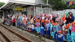 Outing Class Edutrain di Stasiun Cirebon Prujakan | PT KAI Daop 3 Cirebon