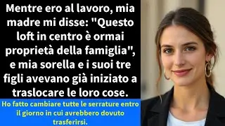 Mentre ero al lavoro, mia madre mi ha detto: 